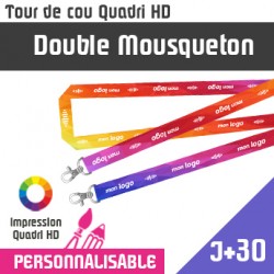 Tour de Cou Double Mousqueton J+30