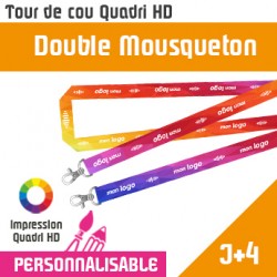 Tour de Cou Double Mousqueton J+4