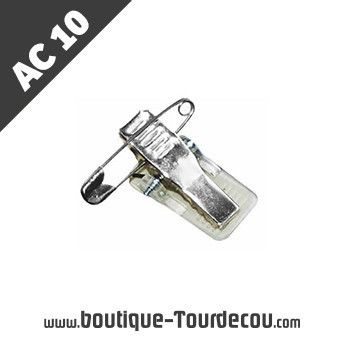AC10 - Épingle Clip porte badge - commande sur mesure