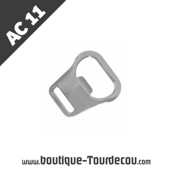 AC11 - Attache en métal avec décapsuleur - commande sur mesure