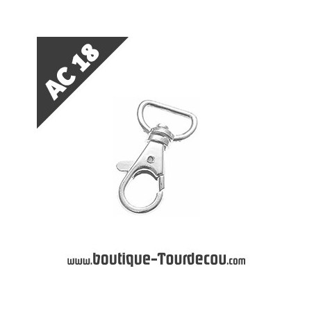 AC18 - Mousqueton en métal M3A - commande sur mesure