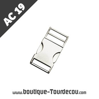 AC19 - Clip détachable en métal - commande sur mesure