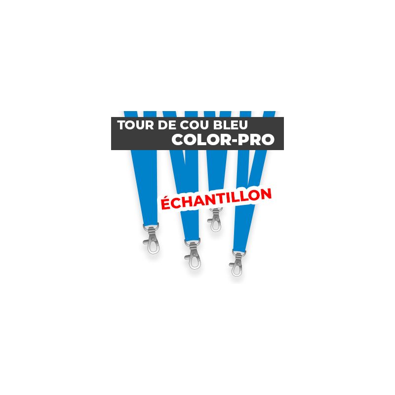 Tour de Cou Bleu | Color-PRO | Échantillon