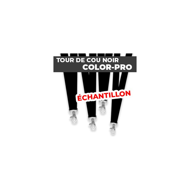 Tour de Cou Noir | Color-PRO | Échantillon