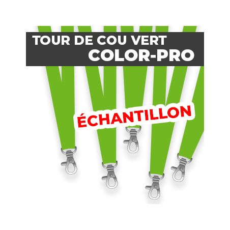 Tour de Cou Vert | Color-PRO | Échantillon