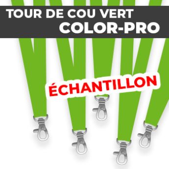 Tour de Cou Vert | Color-PRO | Échantillon
