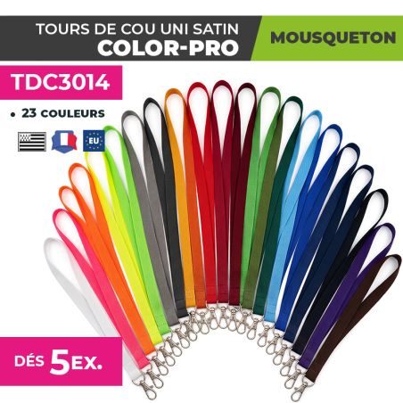 Tour de Cou Uni Color-PRO | Satiné