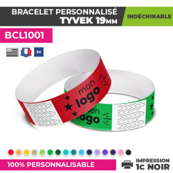 bracelet papier rouge et bracelet papier vert