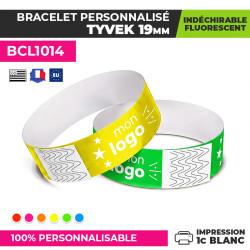 bracelet fluo personnalisé