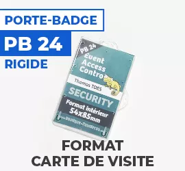 porte badge rigide